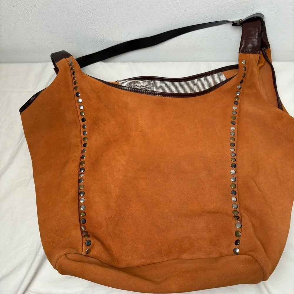 OLD TREND Women's Genuine Leather Rose Valley Hobo Slouchy Suede Bag - Picture 11 of 17